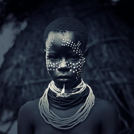 conecting young girl