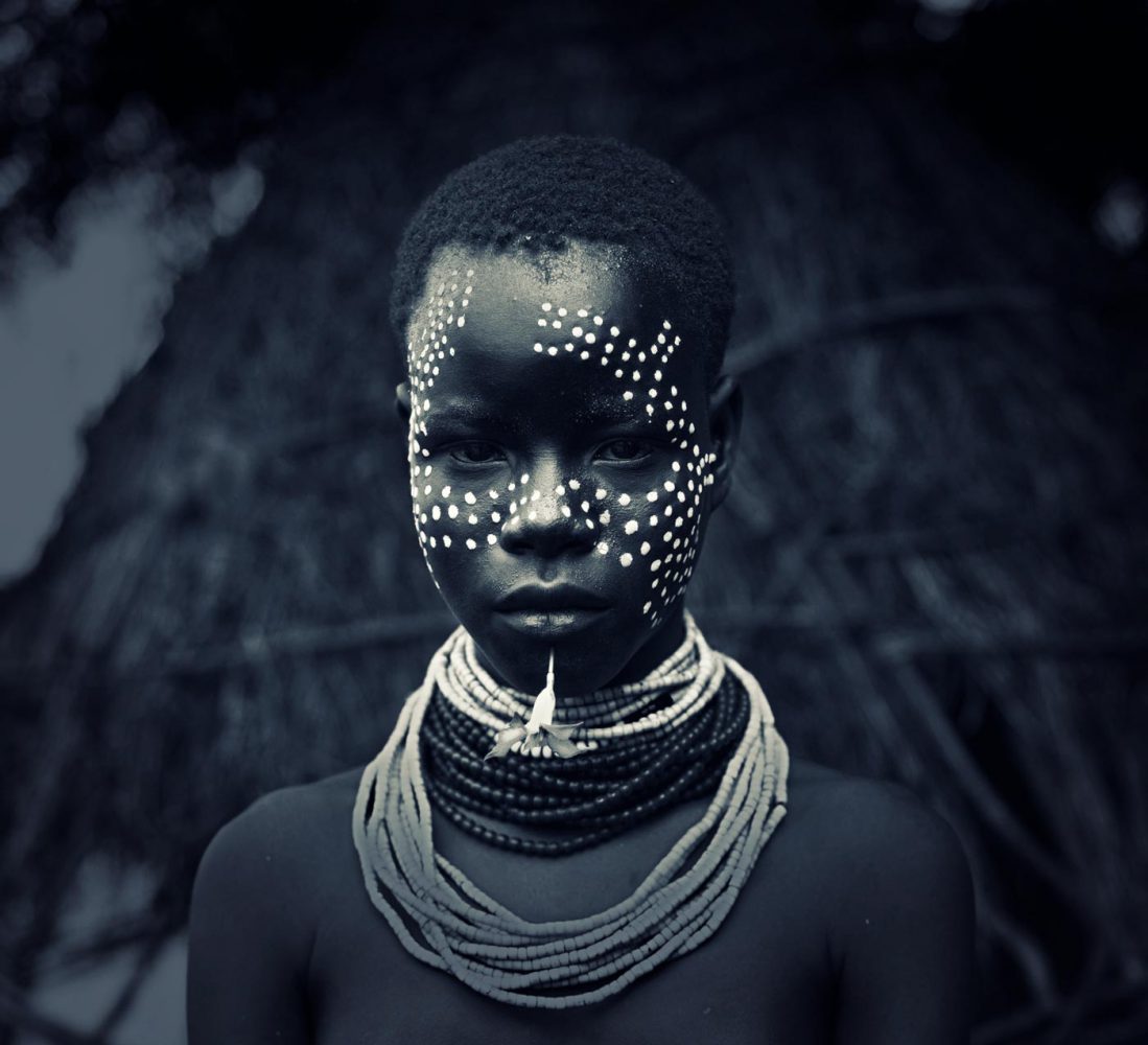 conecting young girl